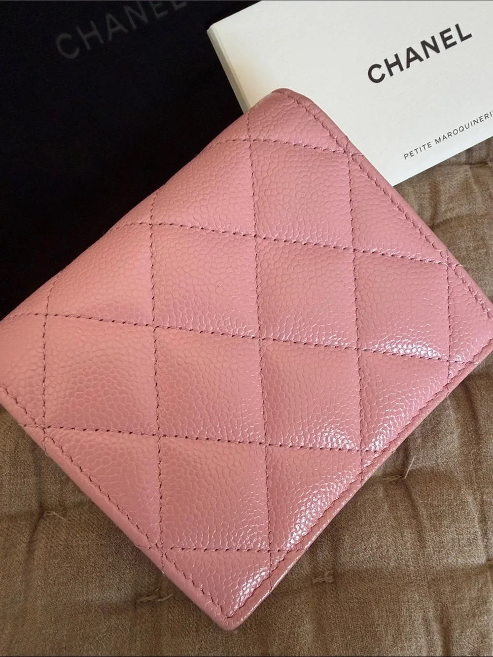 CHANEL compact wallet